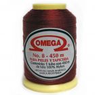 Hilo Nylon #8 color Vino Paquete de 12 pzs