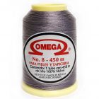 Hilo Nylon #8 color Gris Medio Paquete de 12 pzs