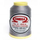 Hilo Nylon #8 color Gris Claro Paquete de 12 pzs