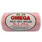 Hilo Nylon #5 color Rosa Niña Paquete de 6 pzs
