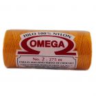 Hilo Nylon #2 color Amarillo Oro Paq. con 12 pzs