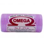 Hilo Nylon #2 color Lila Paq. con 12 pzs