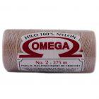 Hilo Nylon #2 color Beige Paq. con 12 pzs