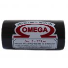 Hilo Nylon #2 color Negro Paq. con 12 pzs