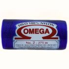 Hilo Nylon #2 color Azul Rey Paq. con 12 pzs