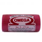 Hilo Nylon #2 color Rosa Mexicano Paq. con 12 pzs