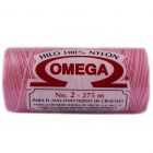 Hilo Nylon #2 Matizado color Rosa paquete de 12 pzs