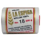 Hilo Nylon #9 color Blanco Paquete de 4 pzs