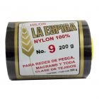 Hilo Nylon #9 color Negro Paquete de 4 pzs