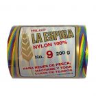 Hilo Nylon #9 color Matizado Multicolor Paquete de 4 pzs