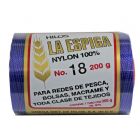 Hilo Nylon #18 color Azul Rey Paquete de 4 pzs