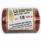 Hilo Nylon #18 color Vino Paquete de 4 pzs