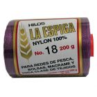 Hilo Nylon #18 color Uva Paquete de 4 pzs