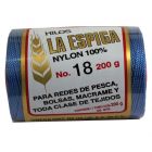 Hilo Nylon #18 color Azul Cobalto Paquete de 4 pzs