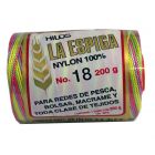 Hilo Nylon #18 color Matizado Confetti Paquete de 4 pzs