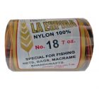 Hilo Nylon #18 color Matizado Café Paquete de 4 pzs