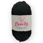 Estambre Creaty Chenille Black Gp6005-01