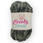 Estambre Creaty Chenille Grey Gp6005-02