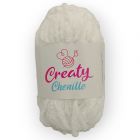 Estambre Creaty Chenille White Gp6005-06