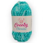 Estambre Creaty Chenille Turquoise Blue Gp6005-08