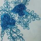 Fiesta Vogue Flor Grande Azul Turquesa