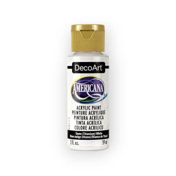 Pintura Acrílica Americana Nieve (Titanio) Blanco