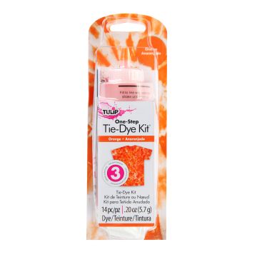 Kit para Tie-Dye teñido permanente Tulip Naranja No.21736