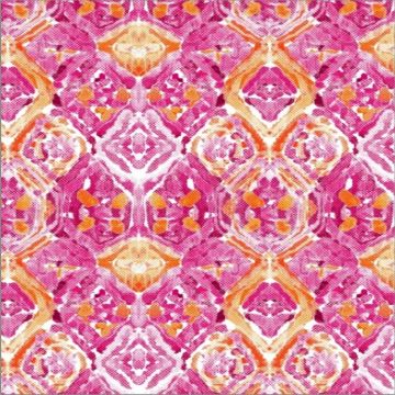 Jamaica 1.50 Estampado Flor Perfilada Rosa Medio