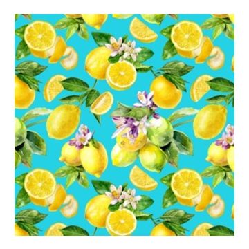 Silky Cocina Limones Azul Cielo