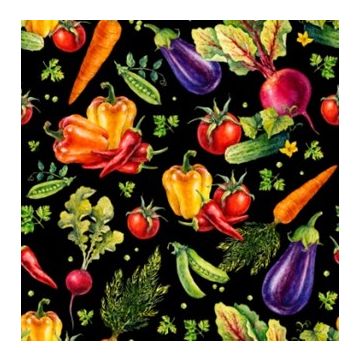 Silky Cocina Verduras Negro