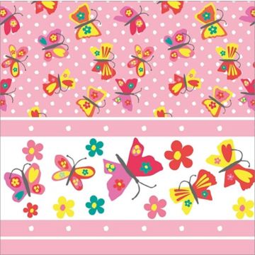 Jamaica Cenefas Mariposa De Papel Rosa Pastel