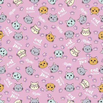 Jamaica Infantil Gatitos Rosa Pastel