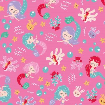 Jamaica Infantiles Sirenas Rosa Fiusha