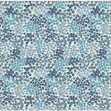 Micro Fibra Estampado Liberty Azul Marino