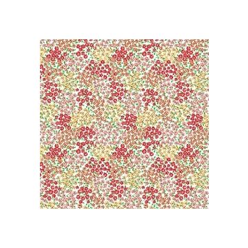 Micro Fibra Estampado Liberty Naranja