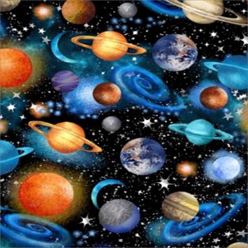 Silky Estampado 1.10 Planeta Negro