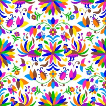 Blancos Mantelina Estampada Pavo Real Grande Blanco