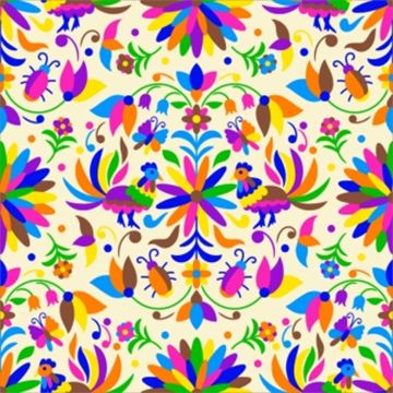 Blancos Mantelina Estampada Pavo Real Grande Hueso