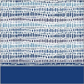 Bramante Americano Geo Azul Marino