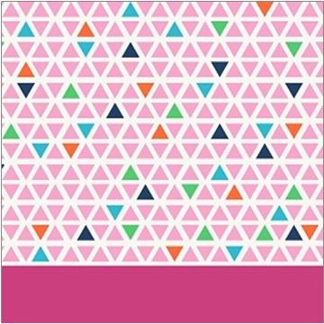 Bramante Americano Triángulos Rosa Medio