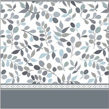 Bramante Americano Hojas Gris Perla