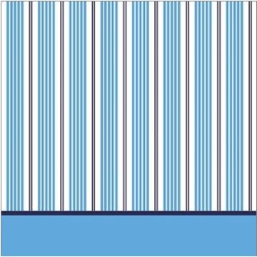 Bramante Americano Raya Azul Cielo