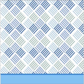 Bramante Estampado Cuadro Chico Gris Oxford