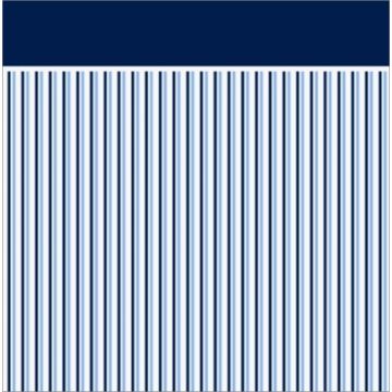 Bramante Estampado Raya Azul Marino