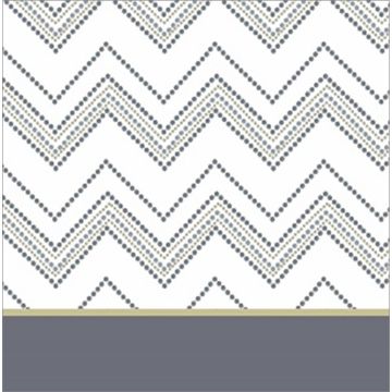 Bramante Estampado Zig Zag Azul Cielo