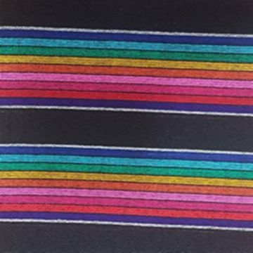 Cambaya Rayada Contorno Negro