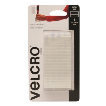 Tiras Sujetadoras c/Adhesivo Blanco 10.1 x 5 cm