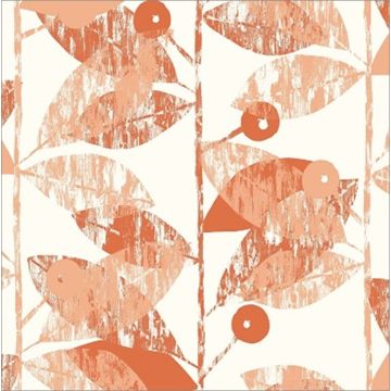 Cortina Marquesita Hoja Vertical Naranja