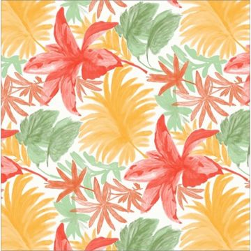 Cortina Marquesita Sombra Tropical Naranja