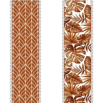 Cortina Sevilla Tropical Naranja Shedron